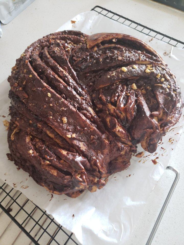 东欧奶奶的面包——Chocolate babka
