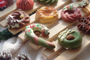 🎄圣诞雪花/拐杖/花环多种造型花式曲奇饼干的做法 步骤20