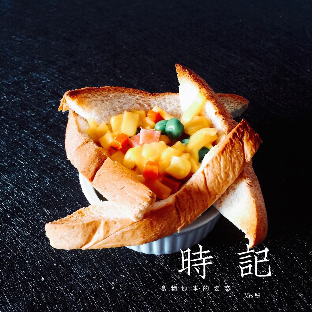吐司披萨盏