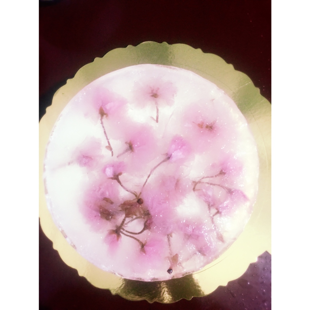 颜值爆表的樱花慕斯。（6寸圆模）