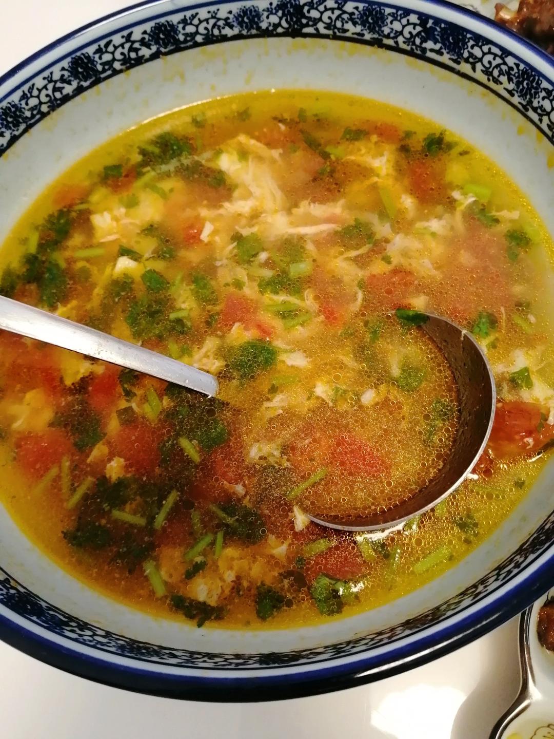不一样的番茄鸡蛋汤
