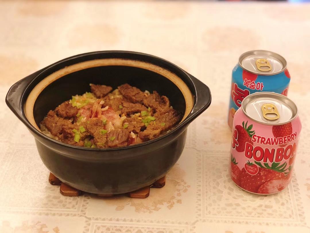 腊味煲仔饭，20分钟饭菜同出