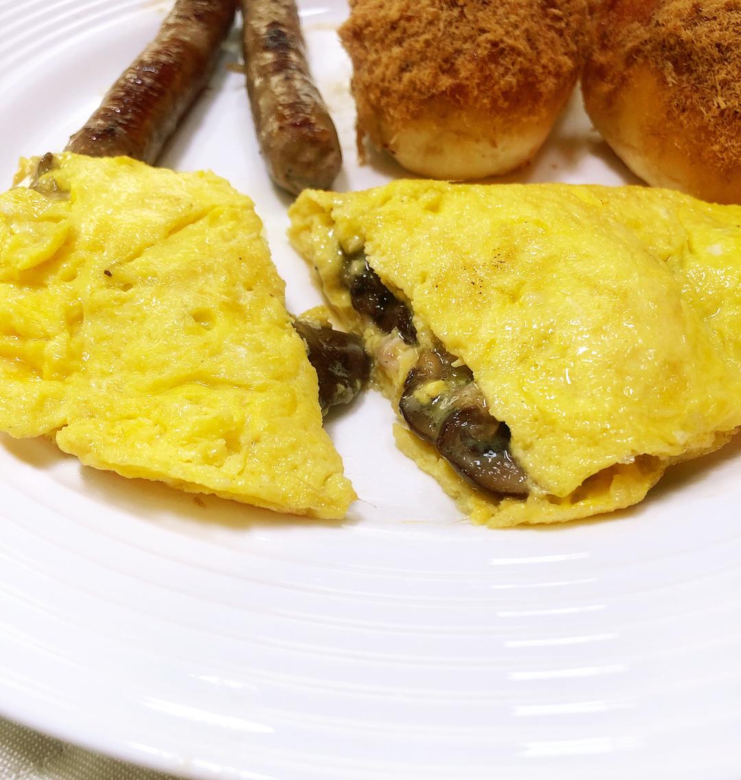 蘑菇欧姆蛋mushroom omelet