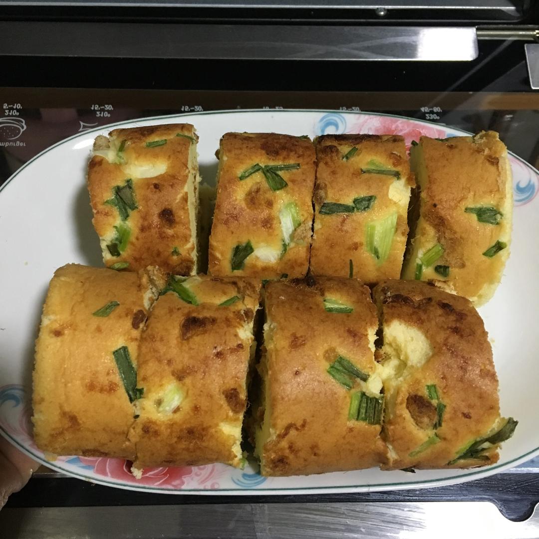 香葱肉松蛋糕卷