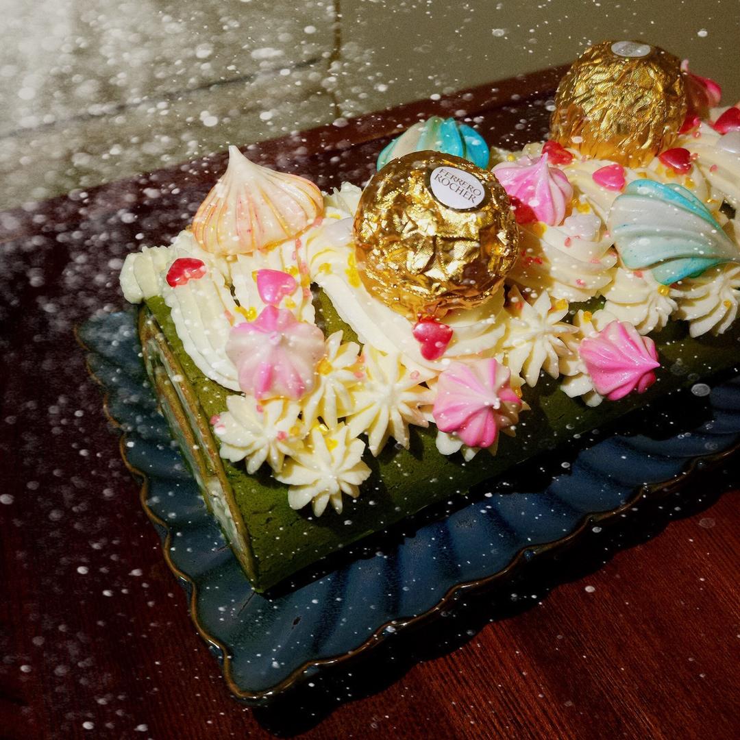 抹茶旋风蛋糕卷