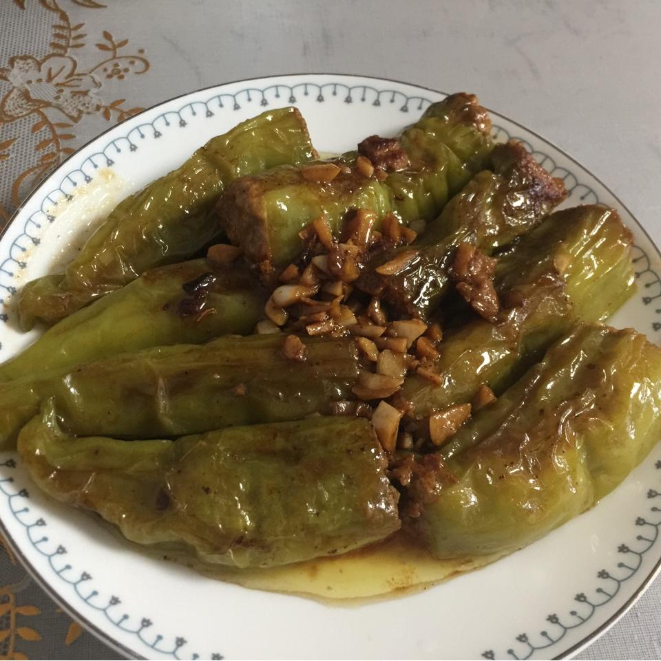 虎皮尖椒酿肉
