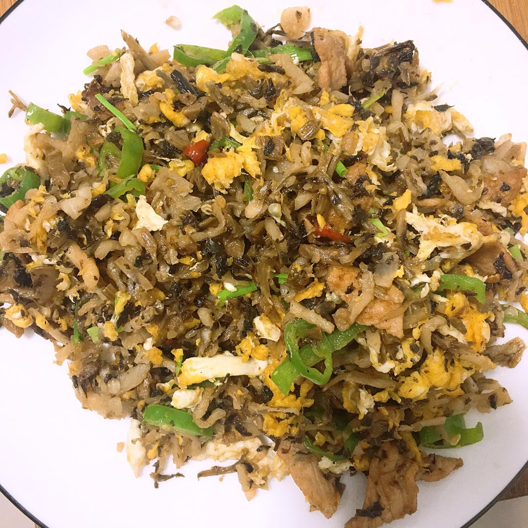 外婆菜炒蛋