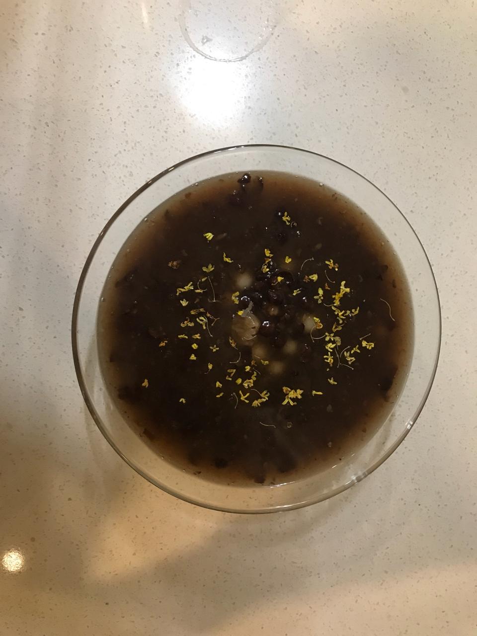 蜜豆桂花酒酿元宵