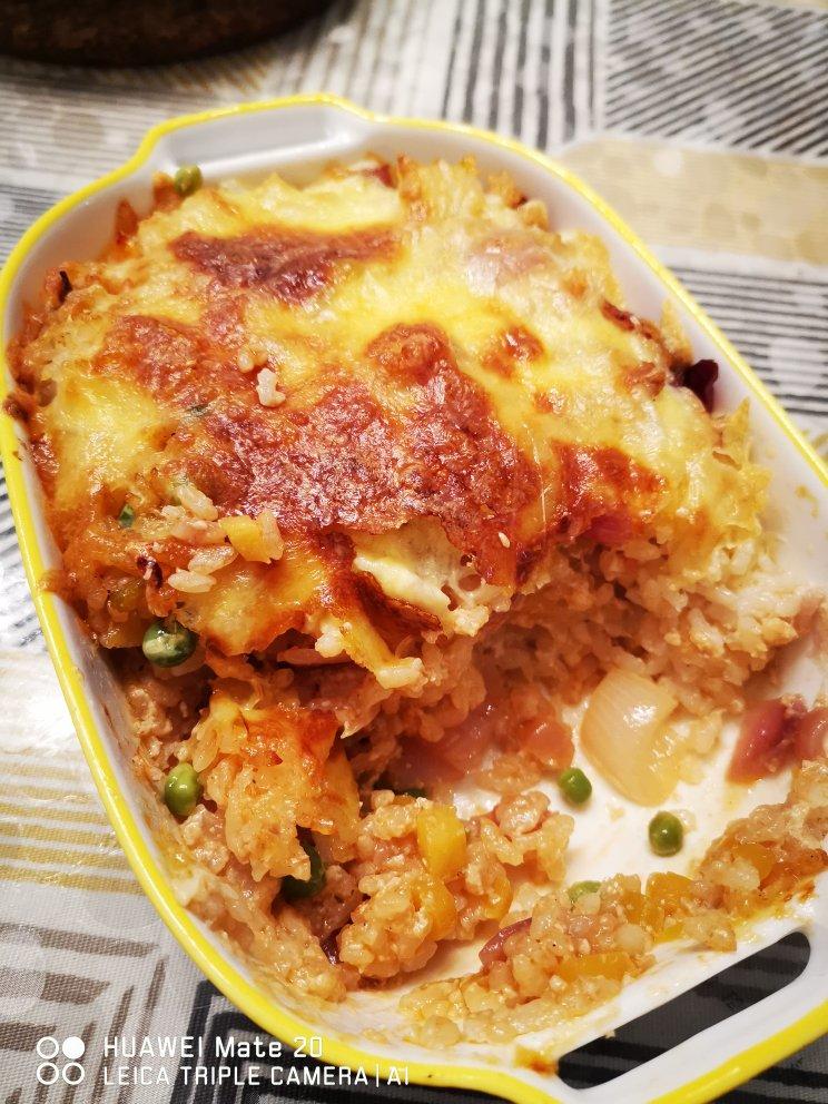海鲜芝士焗饭🍤🧀️🍚