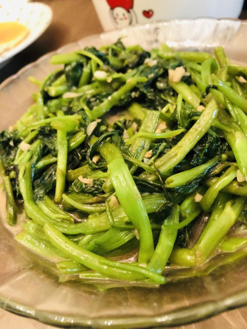 虾酱炒空心菜/通菜(马来风光)
