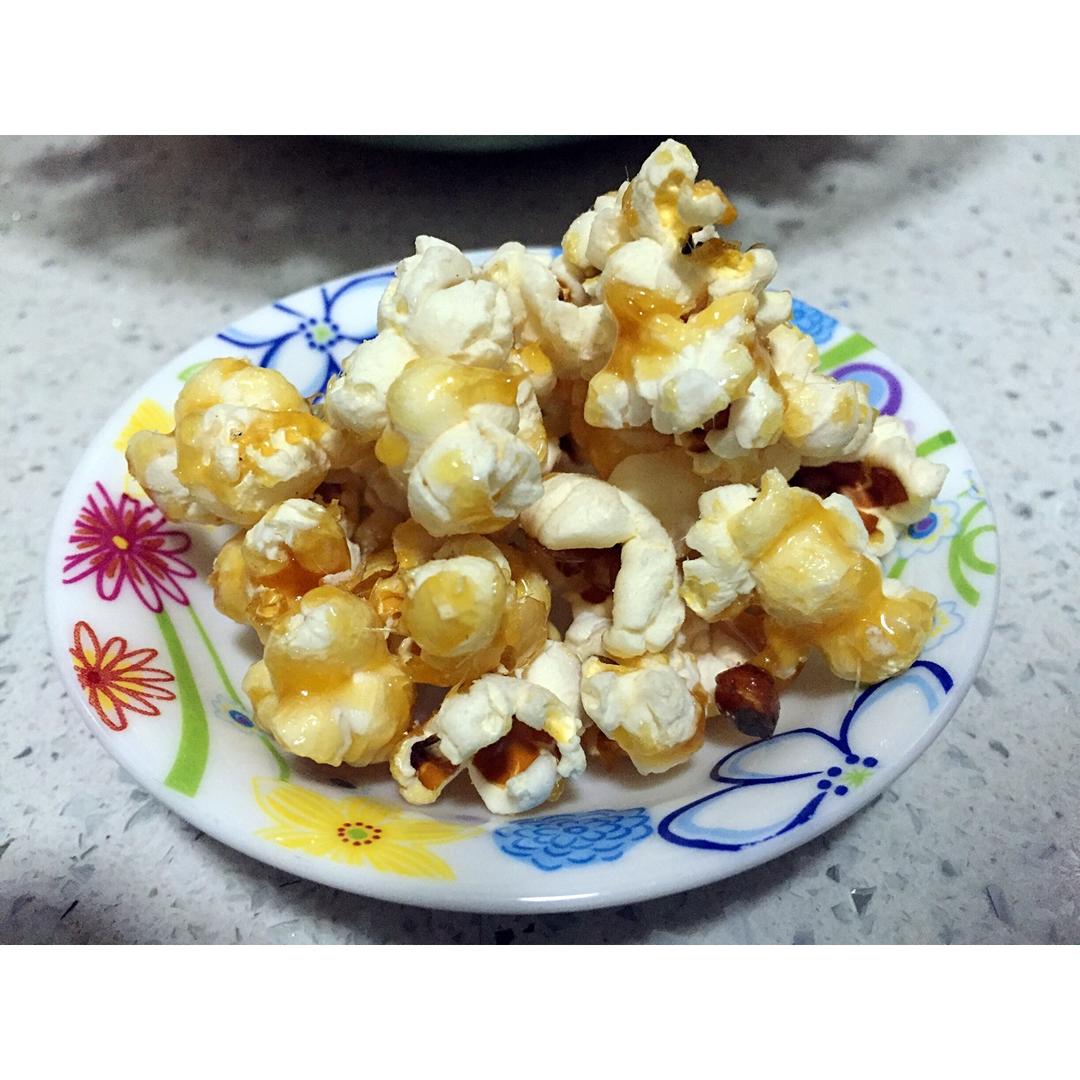 春节零食自制焦糖爆米花 Caramel Popcorn