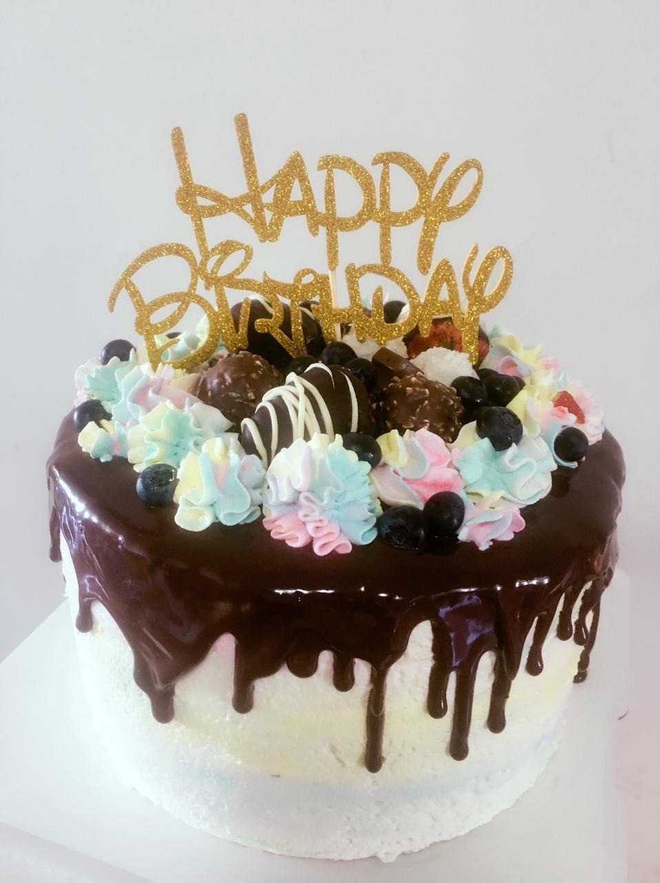 风靡欧美的滴落蛋糕~巧克力盛宴dripping cake