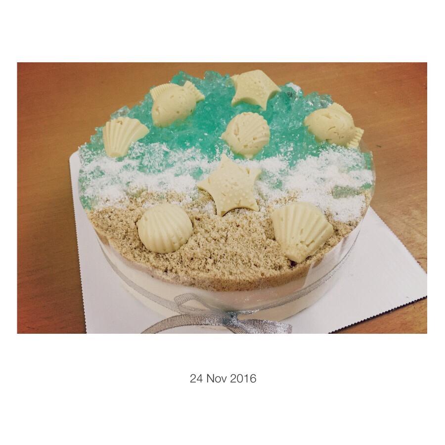 海洋酸奶慕斯蛋糕