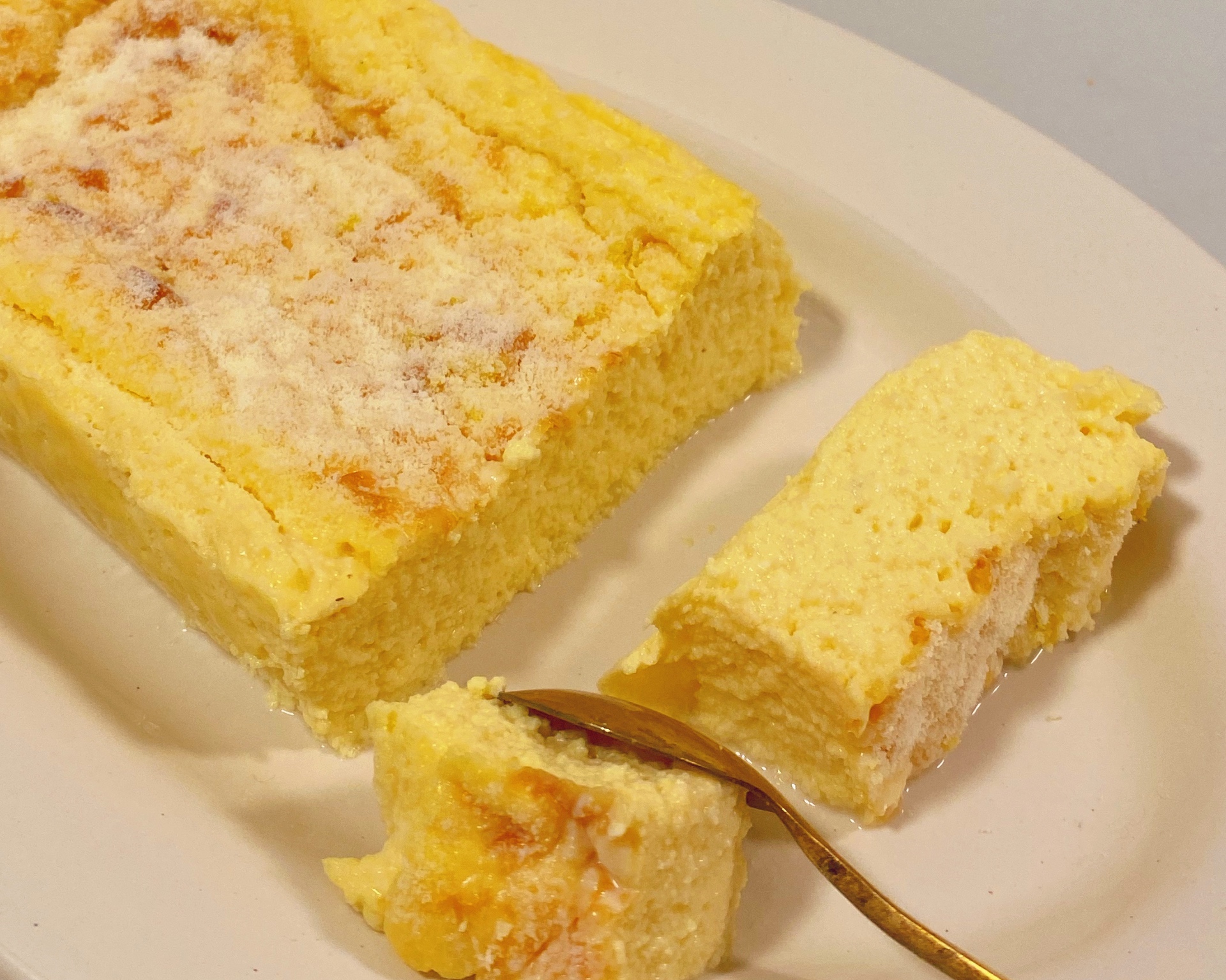 无油减脂版‼️东京NO.1豆乳芝士蛋糕‼️仅41卡的做法 步骤4