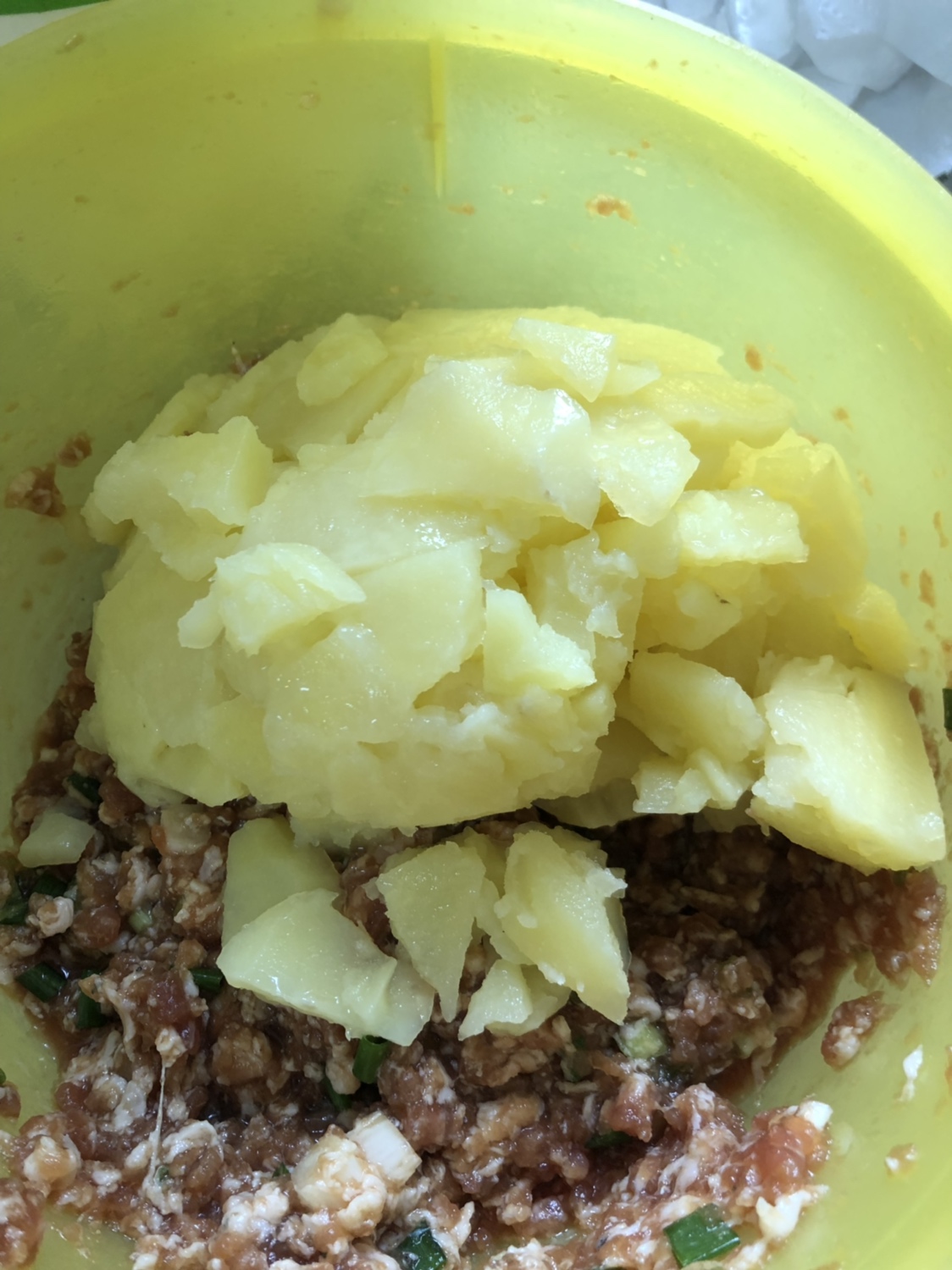 烤箱版培根土豆肉卷的做法 步骤3