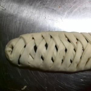 辫子豆沙面包的做法 步骤8