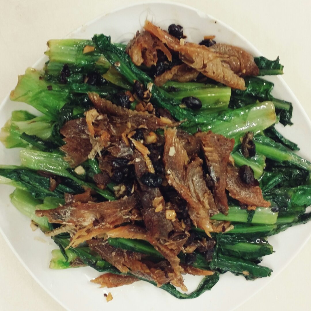 豆豉鲮鱼油麦菜