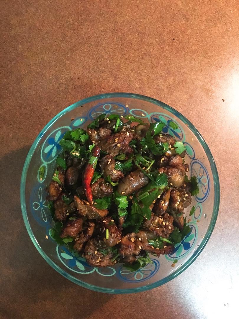 小米椒爆鸡胗