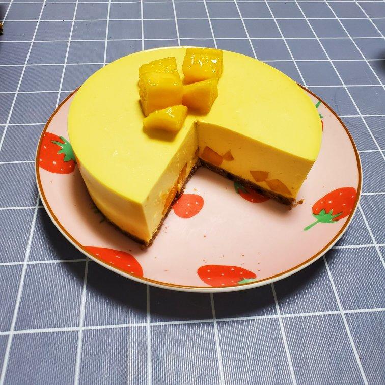 【视频】芒果慕斯（6寸） | 含镜面果胶配方