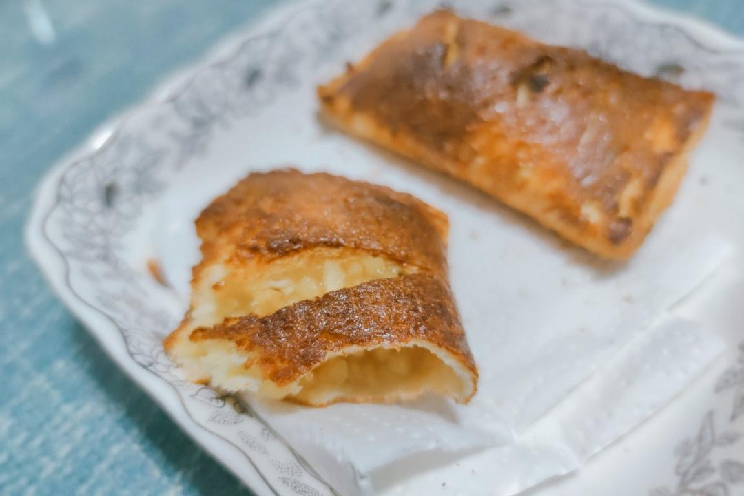 不用烤箱的苹果吐司派