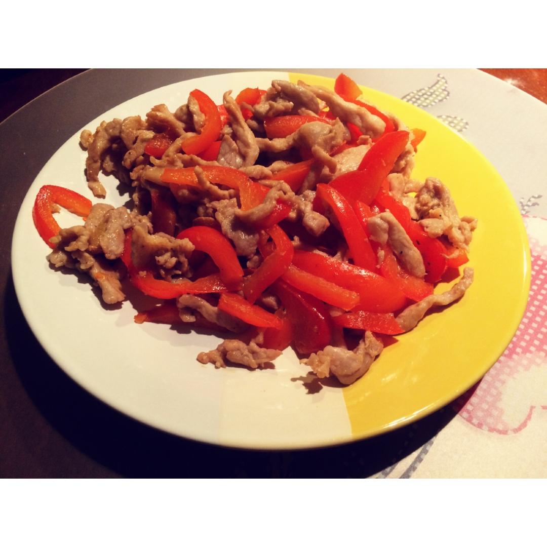 甜椒肉丝