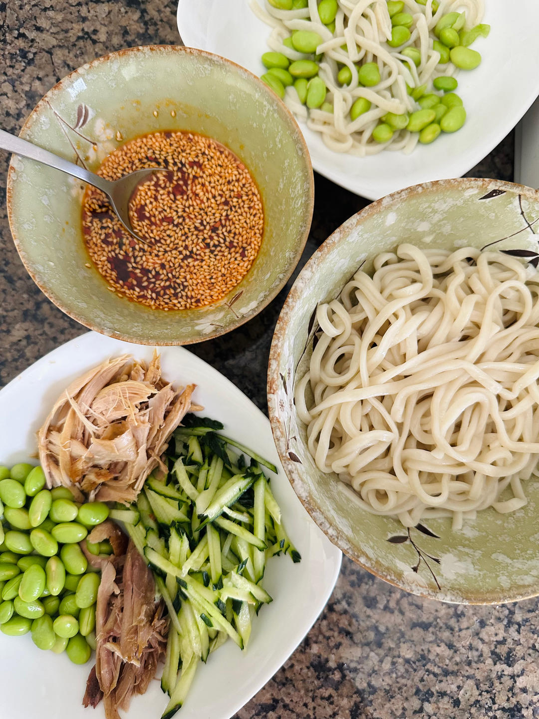 🥒鸡丝凉面