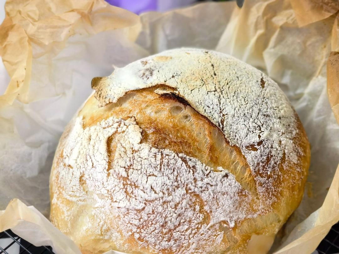 北鼎铸铁锅食谱｜外焦里嫩的原味欧包