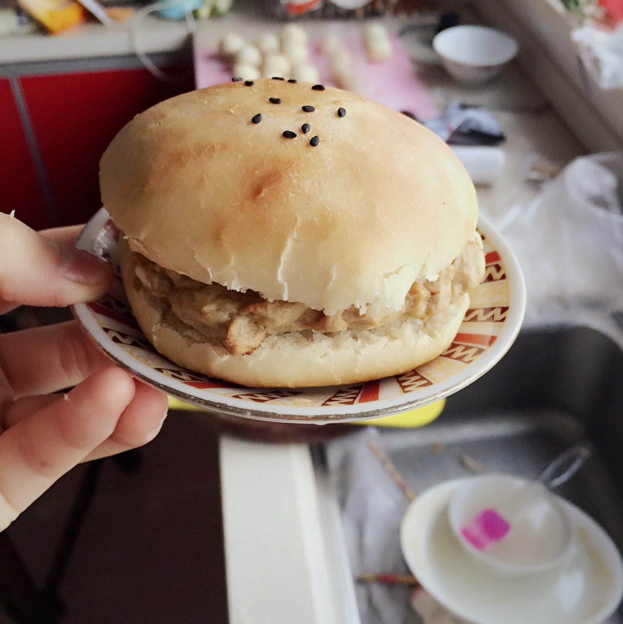 双层芝士肉排堡