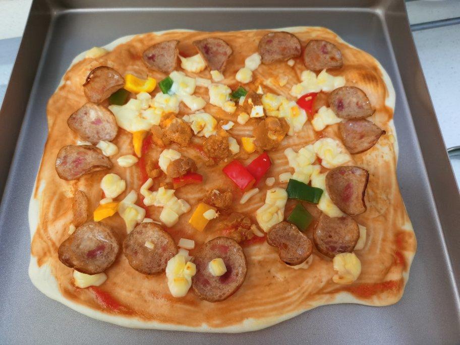 萨拉米薄底披萨 Salami Pizza