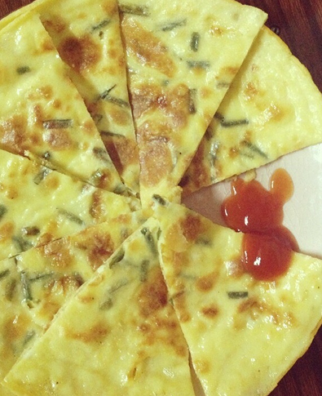 葱花鸡蛋饼