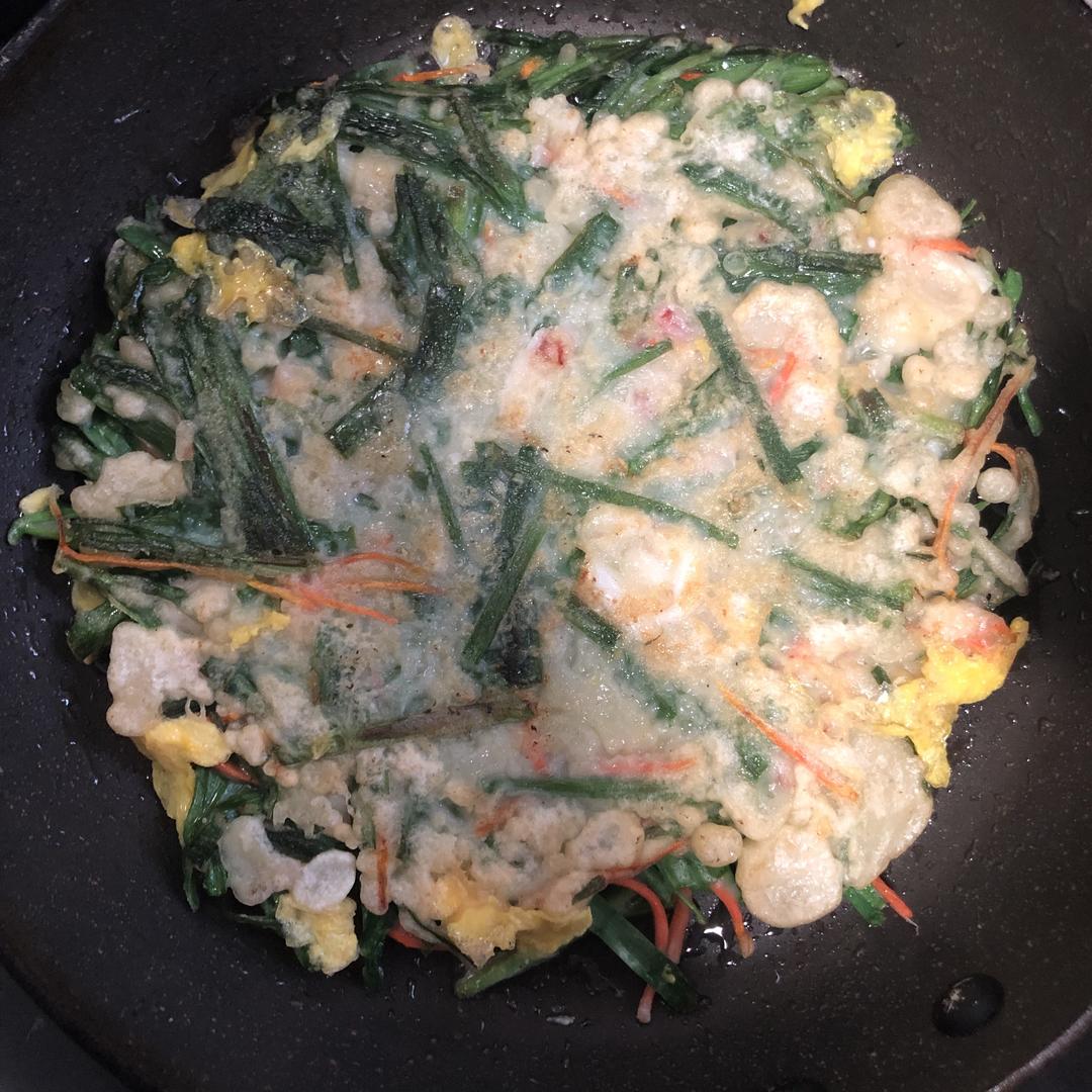 韩式海鲜煎饼