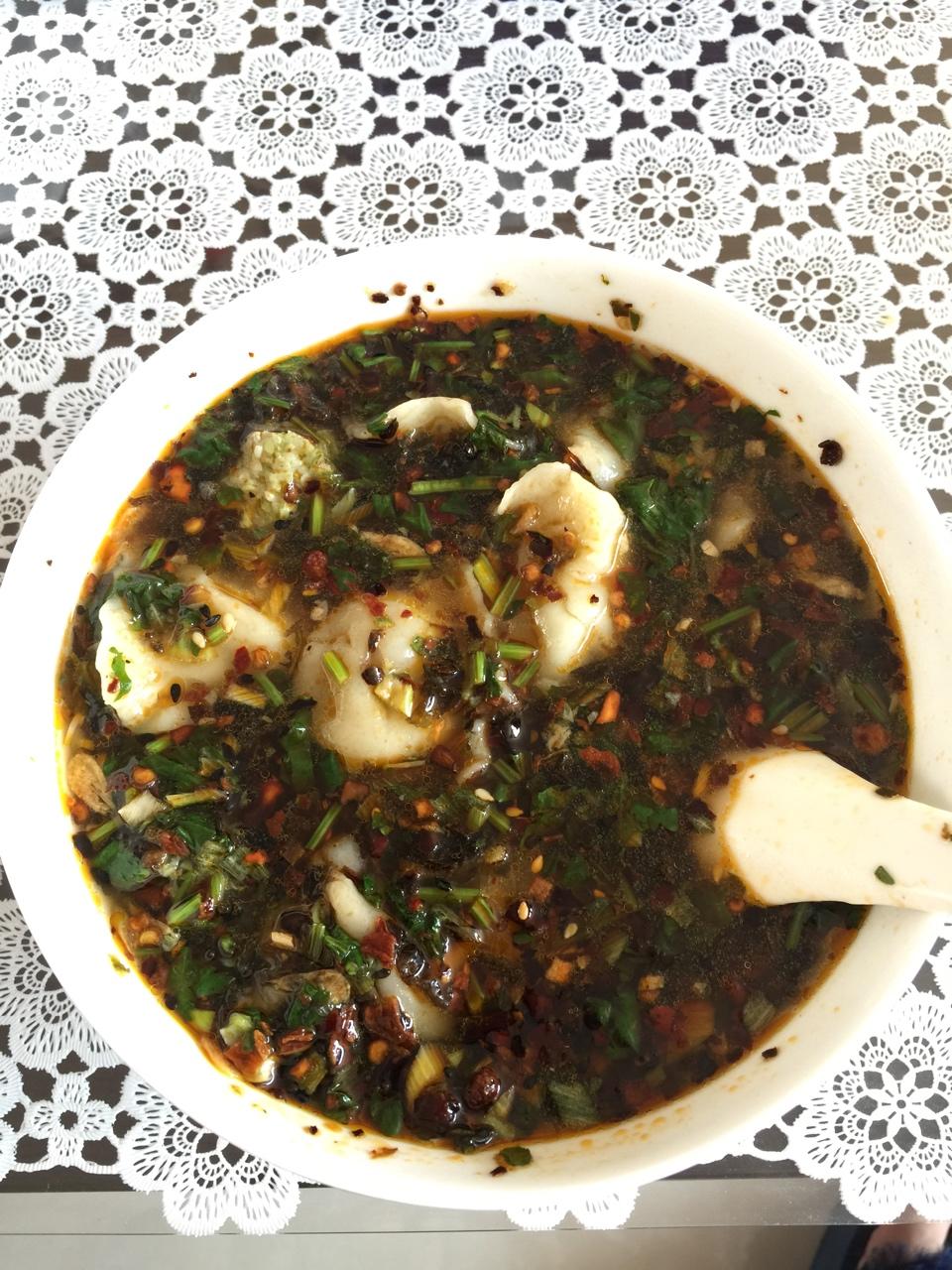 私家饺子蘸酱