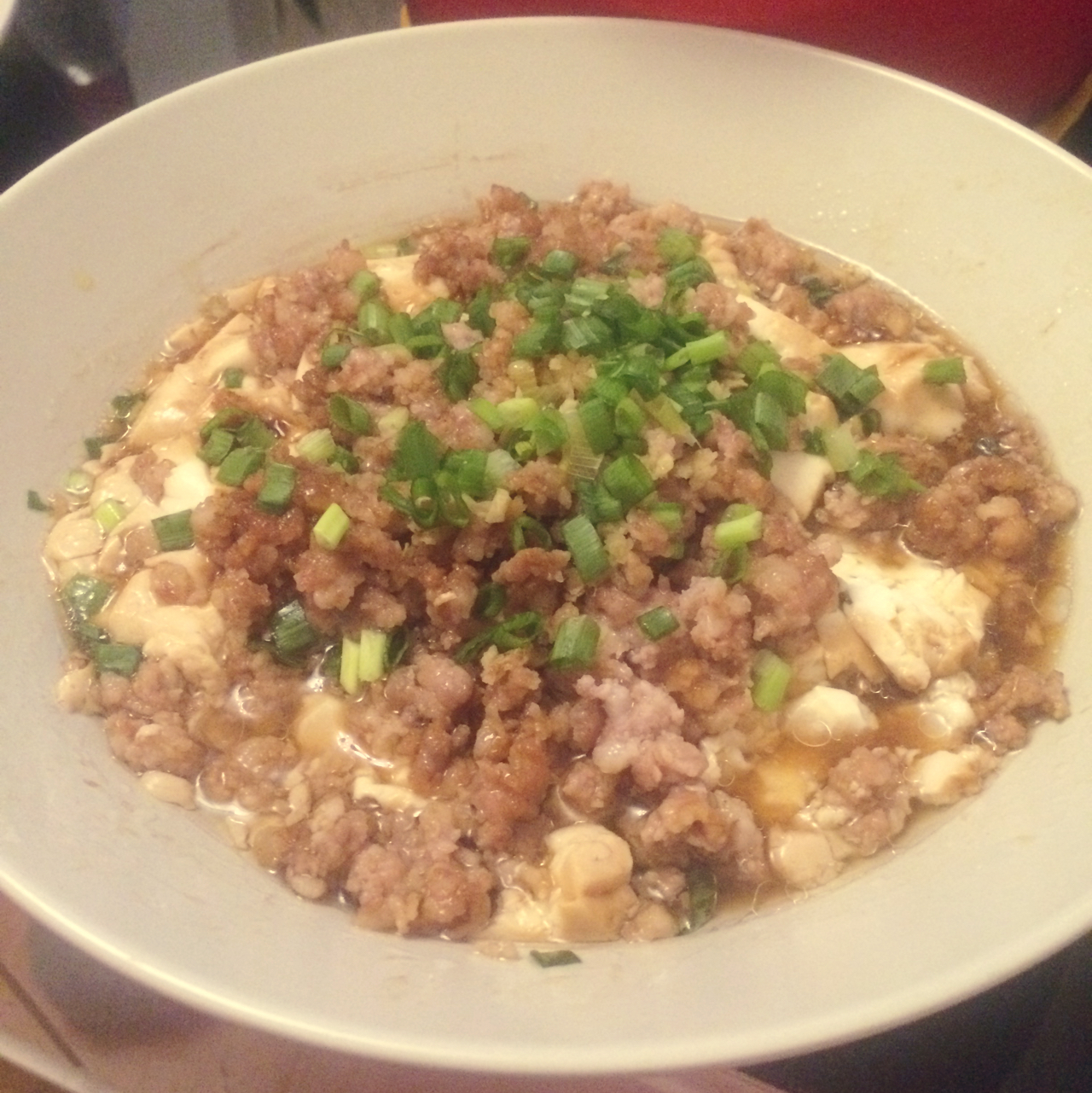 肉末蒸豆腐
