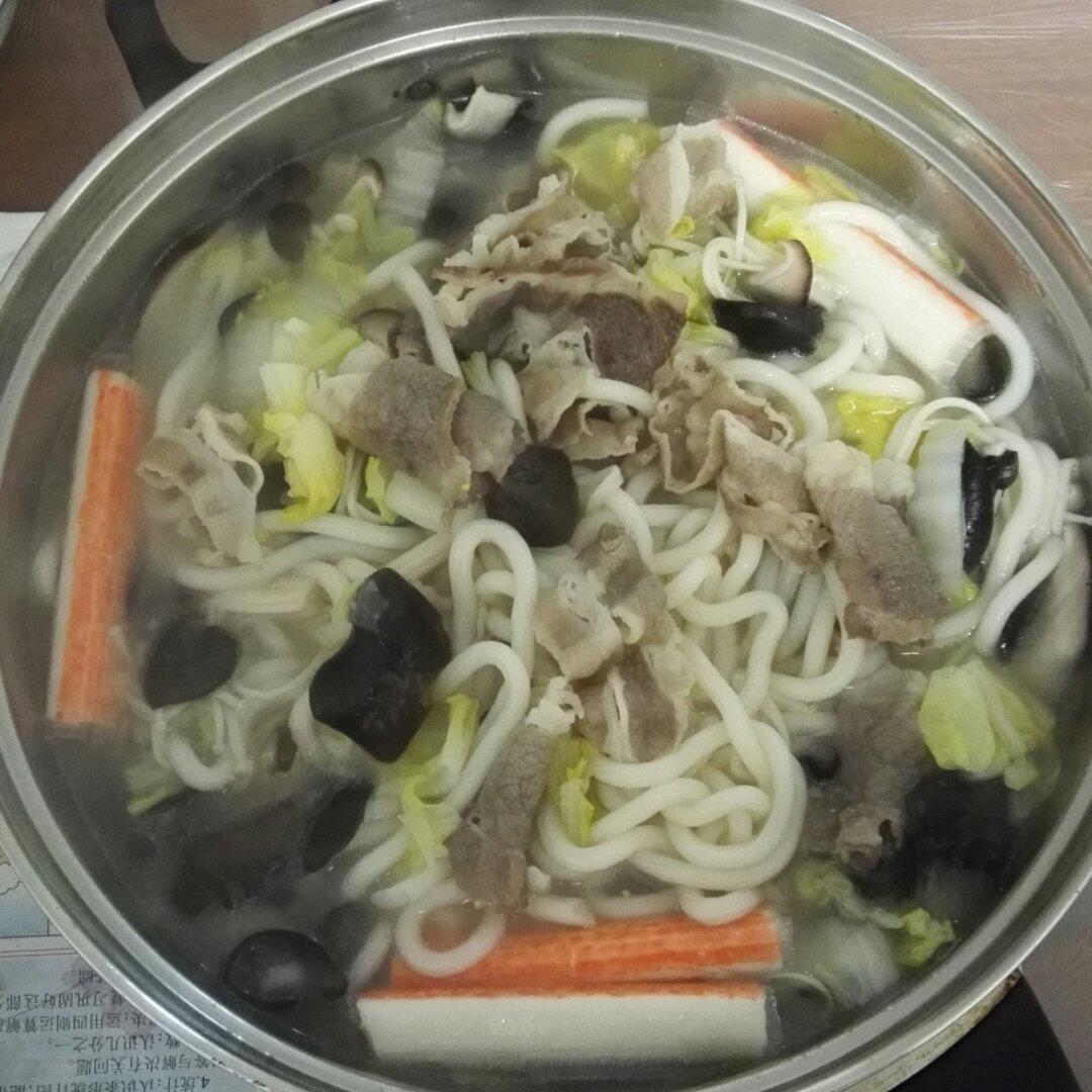 懒人的冬天—味噌乌冬面