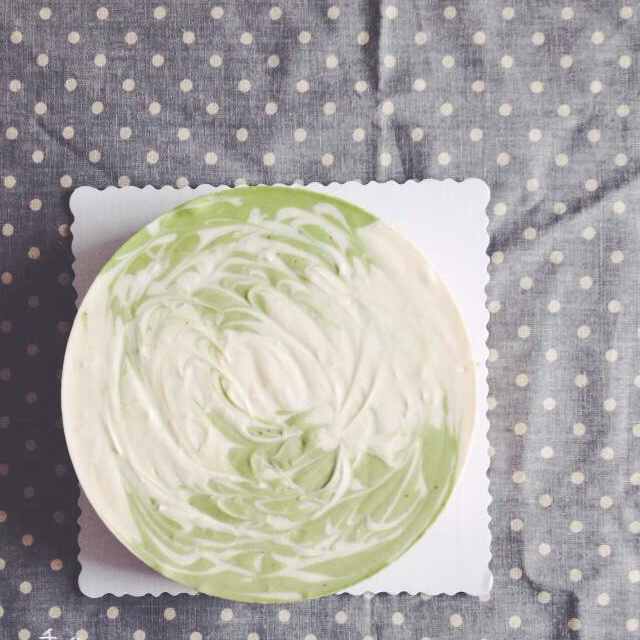 冷藏式抹茶大理石乳酪蛋糕