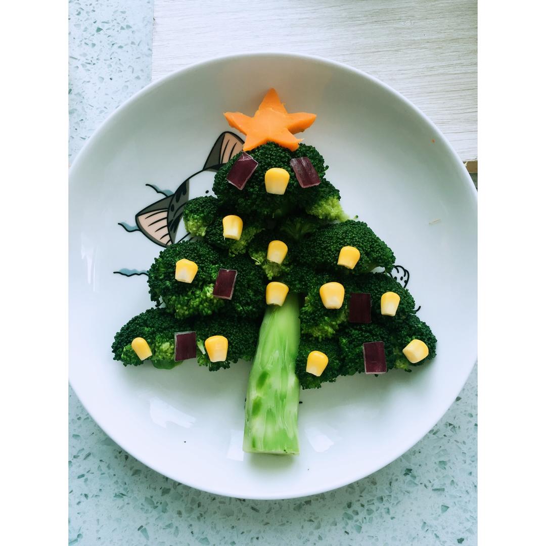 西兰花圣诞树