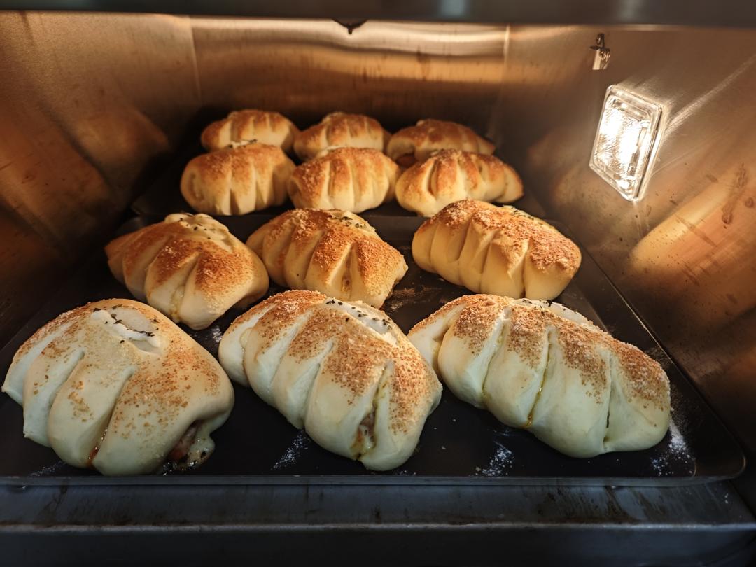 直接法万能面团－培根芝士包