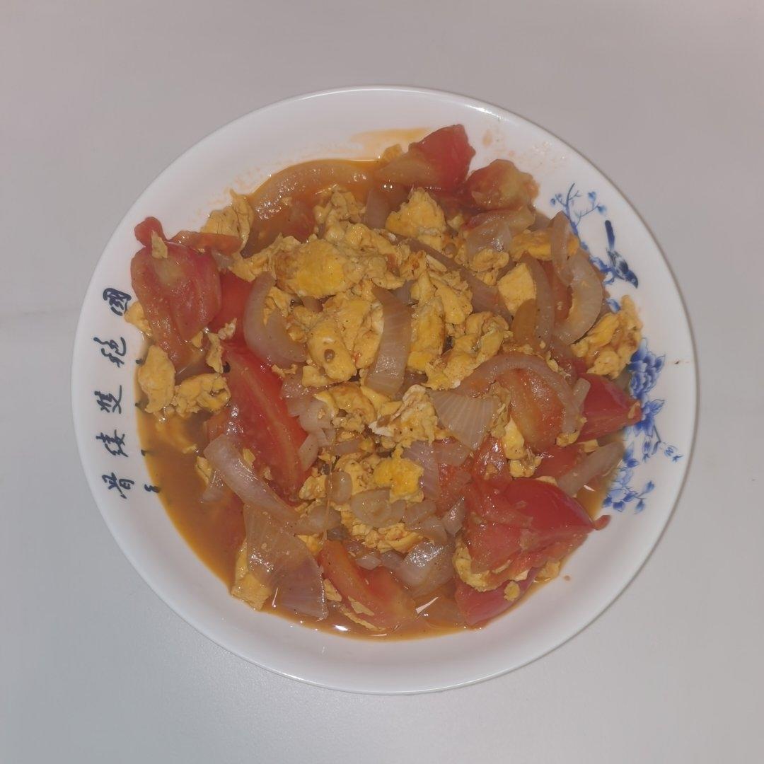 洋葱番茄炒蛋