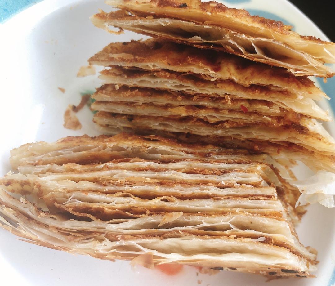 饺子皮葱油饼/手抓饼【饺子皮再利用