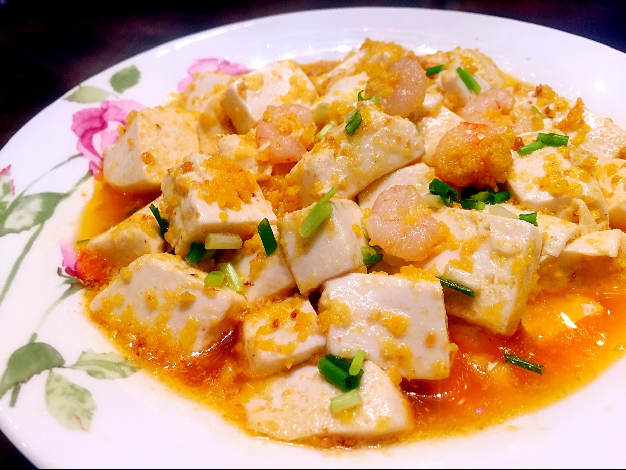 蟹黄豆腐（咸蛋黄版）