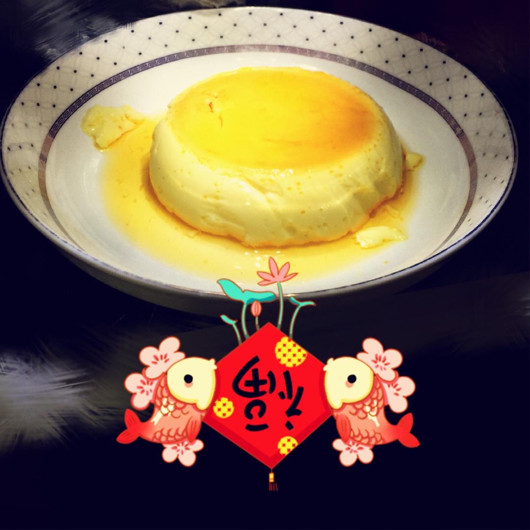 超简易滑又弹的鸡蛋布丁Custard Pudding(详细教程)