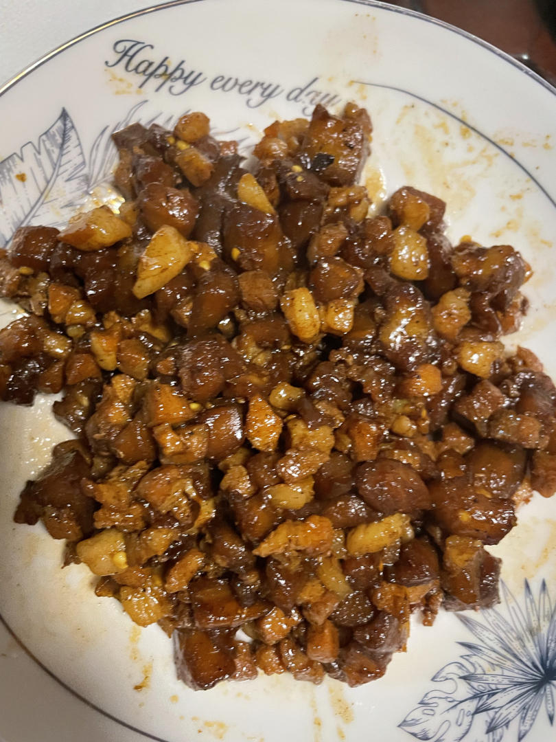 茄丁肉酱打卤面