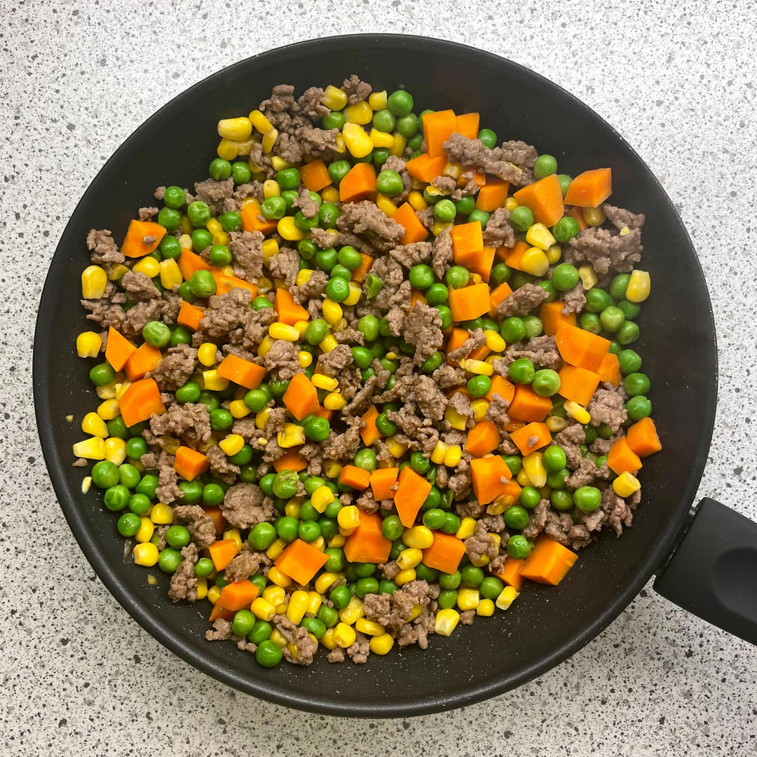 【15分钟快手菜】牛肉末炒杂蔬