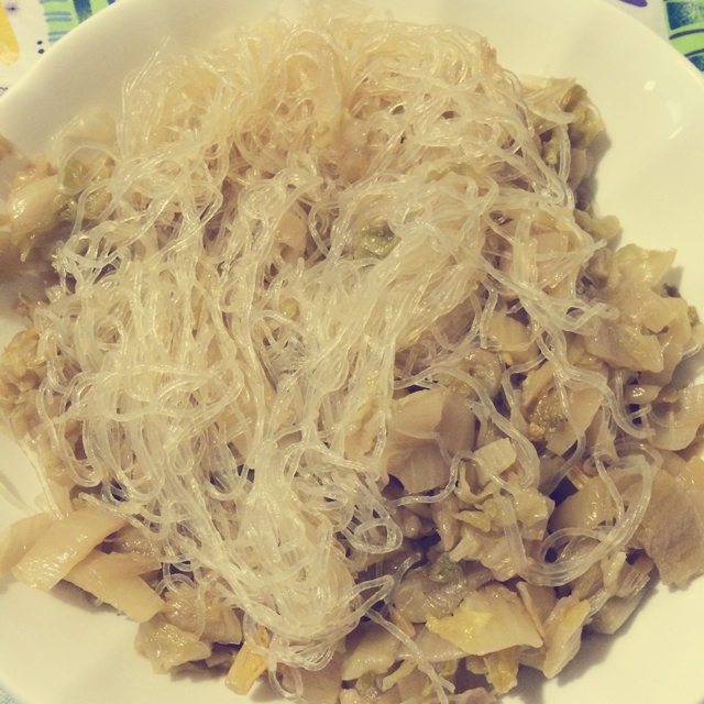 酸菜炒粉丝