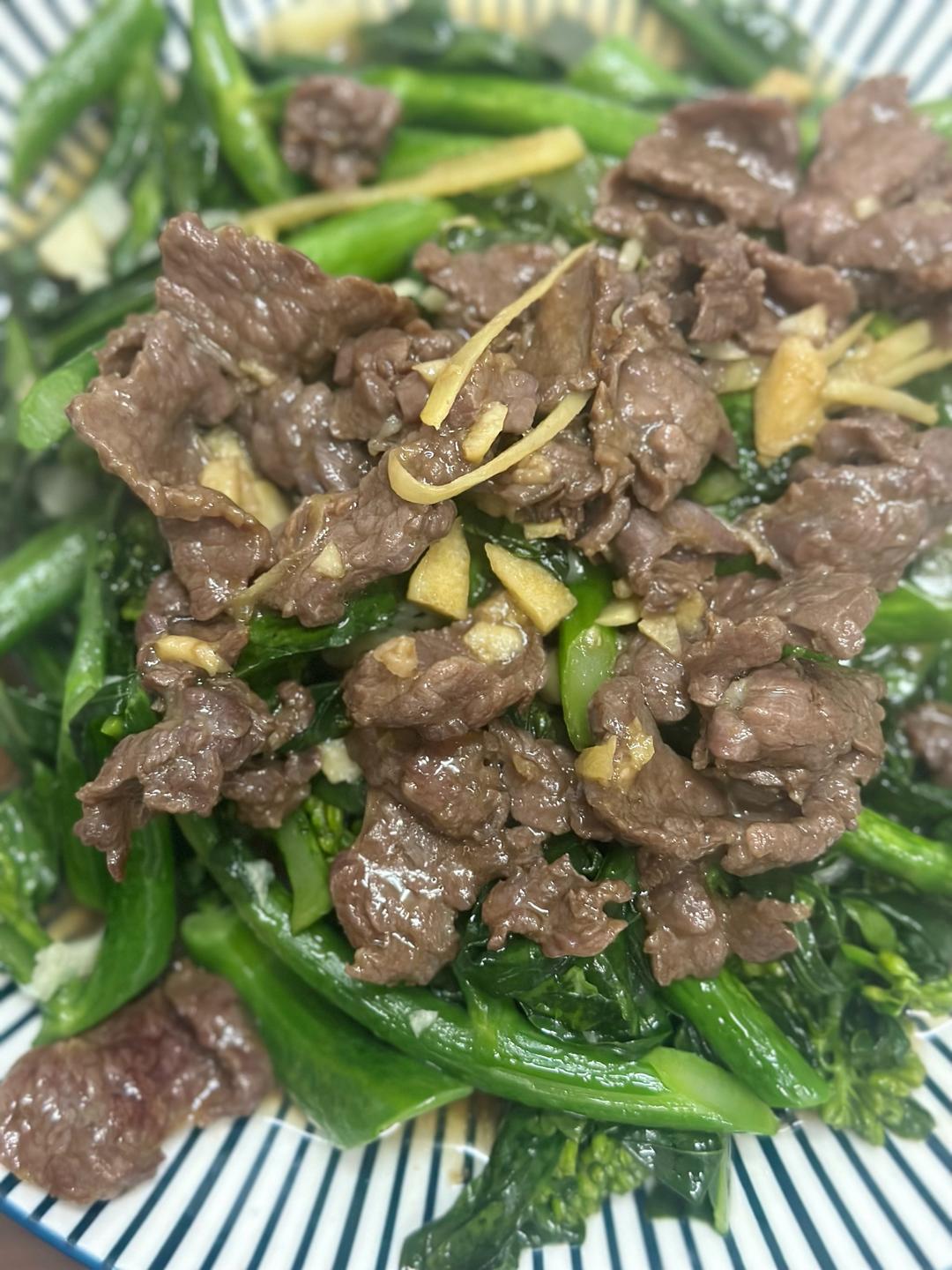 家庭版芥兰牛肉