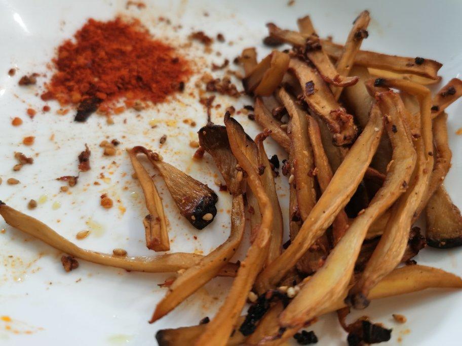 干煸手撕杏鲍菇