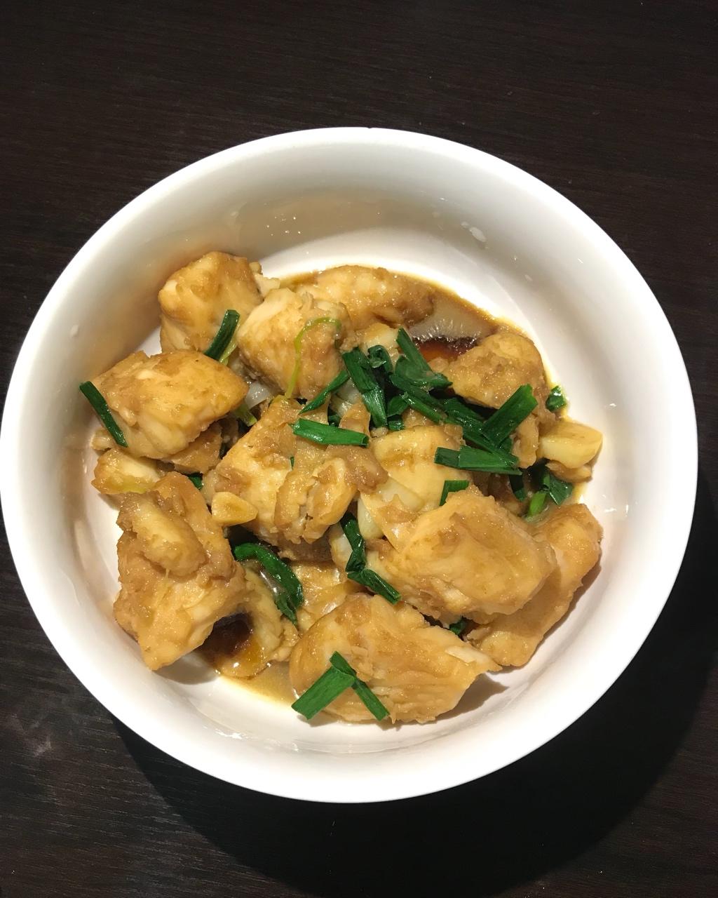 香葱炒巴沙鱼
