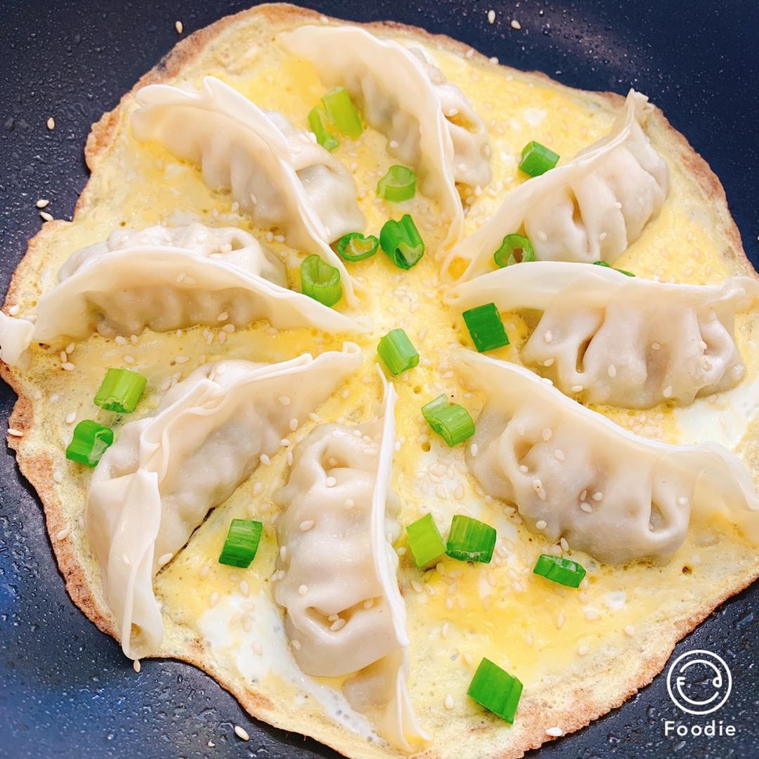 快手早餐·抱蛋煎饺