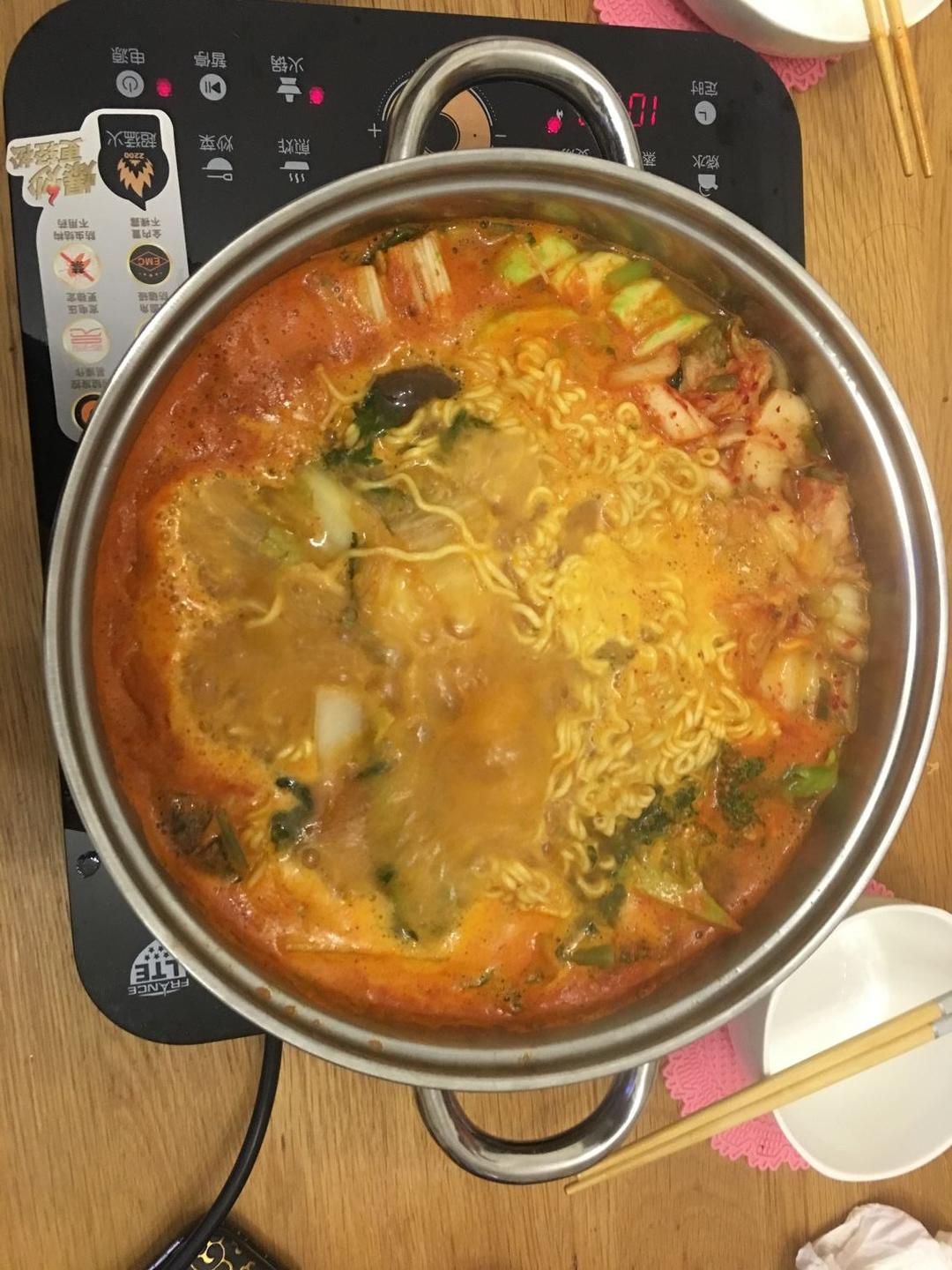 韩式芝士部队锅