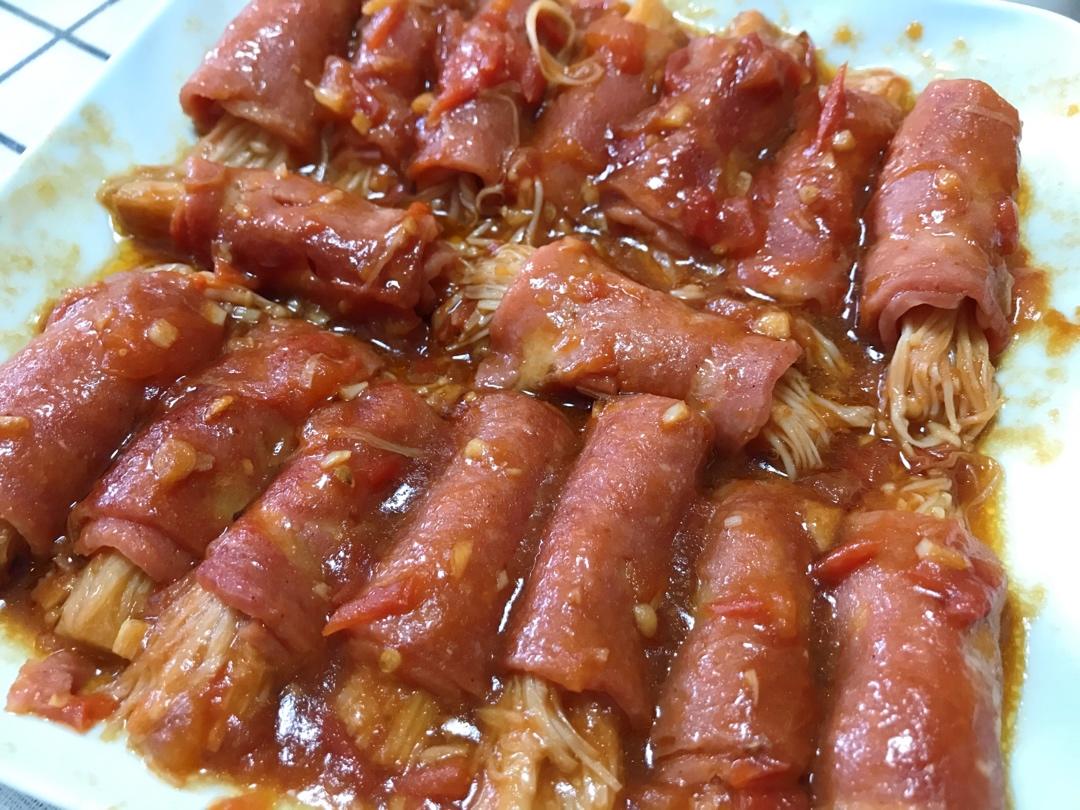 金针菇培根卷